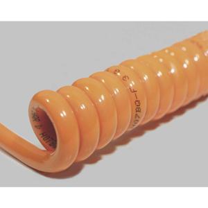 BKL Electronic 1506108 Spiraalkabel H07BQ-F 1200 mm / 4800 mm 3 G 1.50 mm² Oranje 1 stuk(s)