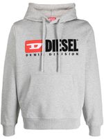 Diesel hoodie S-Ginn-Hood-Div à logo appliqué - Gris