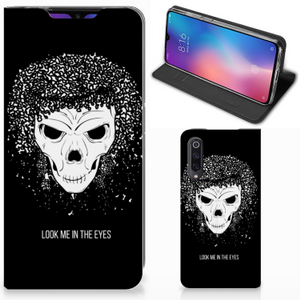 Mobiel BookCase Xiaomi Mi 9 Skull Hair