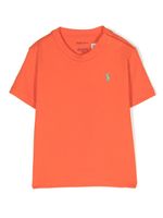 Ralph Lauren Kids t-shirt à logo Polo Pony brodé - Orange