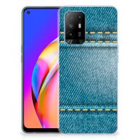 OPPO A94 5G | Reno5 Z Silicone Back Cover Jeans