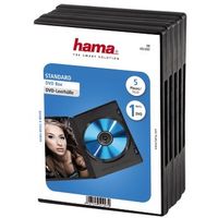 Hama DVD Box Zwart 5Pak - thumbnail