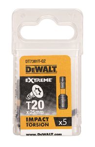 DeWalt Accessoires IMPACT Torsion 25mm Torx T20 - DT7381T-QZ