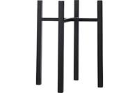 MICA DECORATIONS Ascot XL plantenstandaard, zwart, L 37,5 x B 37,5 x H 71 cm, meerkleurig, uniek