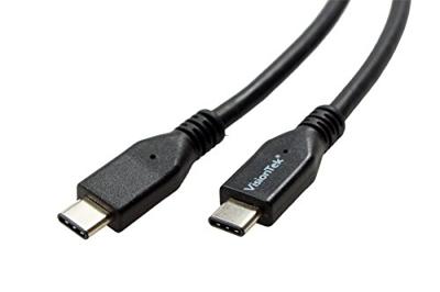 VisionTek USB 3.1 1 m kabel USB C zwart - USB-kabel (1 m, USB C, 3.1 Gen 2), stekker/stekker, zwart
