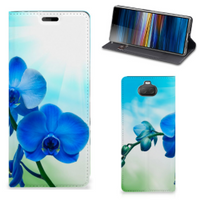 Sony Xperia 10 Smart Cover Orchidee Blauw - Cadeau voor je Moeder