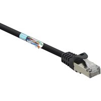 Renkforce RF-4732884 RJ45 Netwerkkabel, patchkabel CAT 5e F/UTP 5.00 m Zwart Snagless 1 stuk(s) - thumbnail