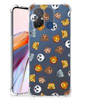 Doorzichtige Silicone Hoesje voor Xiaomi Redmi 12C Dieren Emojis