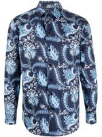 ETRO chemise boutonnée à imprimé cachemire - Bleu - thumbnail