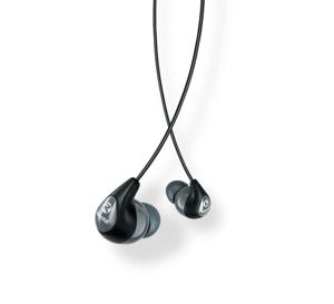 Shure SE112-GR Hoofdtelefoons Bedraad In-ear Oproepen/muziek Zwart, Grijs