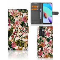 Xiaomi Redmi 10 Hoesje Flowers - thumbnail