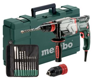 Metabo UHE 2660-2 Quick SET Combihamer | 800w 2.8J + SDS-plus-boor-/beitelset (10-dlg) - 600697510