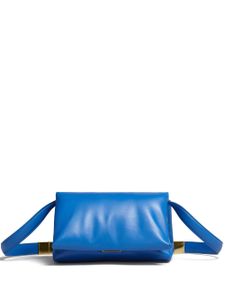 Marni sac porté épaule Prisma en cuir - Bleu