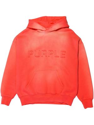 Purple Brand Hoodie met logopatch - Rood