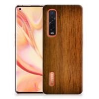 OPPO Find X2 Pro Bumper Hoesje Donker Hout
