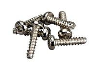 Screws, 3x12mm roundhead self-tapping (6)