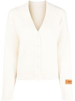 Heron Preston cardigan boutonné à col v - Blanc