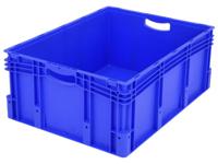 1658123 Stapelbak Geschikt voor levensmiddelen (l x b x h) 800 x 600 x 320 mm Blauw 1 stuk(s)
