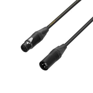 Adam Hall 5 Star MMF 0100 XLR microfoonkabel met Neutrik-pluggen 1m