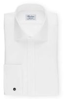 Stenströms Fitted Body Gala shirt wit, Effen - thumbnail