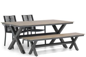 Santika Annisa/Forest 180 cm dining tuinset 4-delig