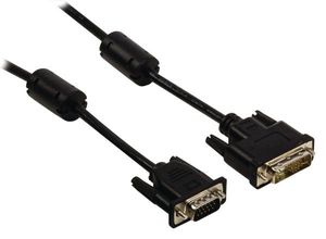 Valueline 2m DVI-A - VGA m/m VGA (D-Sub) Zwart