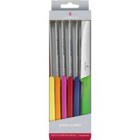 Victorinox 6.7839.6G Tomatenset „SwissClassic” 11 cm bont 6-delig, golfsnede Geel, Oranje, Pink, Rood, Blauw, Lichtgroen - thumbnail