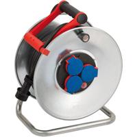 Brennenstuhl 25m H07RN-F 3G2,5 power uitbreiding 3 AC-uitgang(en) Zwart, Blauw, Rood, Zilver - thumbnail