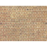 NOCH Carton Wall “Red Brick” schaalmodel onderdeel en -accessoire Muur - thumbnail