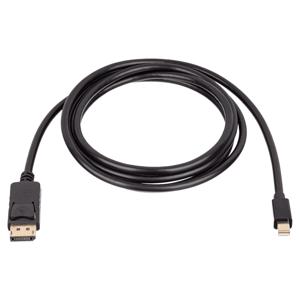 Akyga AK-AV-15 DisplayPort-kabel Aansluitkabel DisplayPort-stekker, Mini DisplayPort-stekker 1.8 m Zwart