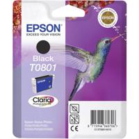 Epson Hummingbird Singlepack Black T0801 Claria Photographic Ink - thumbnail