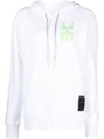 DRHOPE hoodie en coton à logo brodé - Blanc