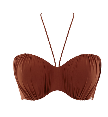 Panache moulded padded bandeau bikinitop Marina DD-G Ginger