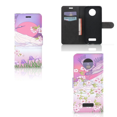 Motorola Moto Z Telefoonhoesje met Pasjes Bird Flying Motorola Moto Z Telefoonhoesje met Pasjes Bird Flying
