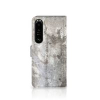 Sony Xperia 1 IV Bookcase Beton Print