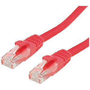 VALUE 0.5m UTP Cat.6a netwerkkabel Rood 0,5 m Cat6a U/UTP (UTP)