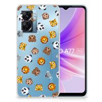 TPU bumper voor OPPO A77 | A57 5G Dieren Emojis - thumbnail