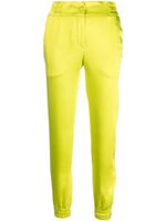 Philipp Plein pantalon de jogging fuselé à fini satiné - Jaune