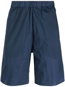 Norse Projects short de sport Poul à logo imprimé - Bleu