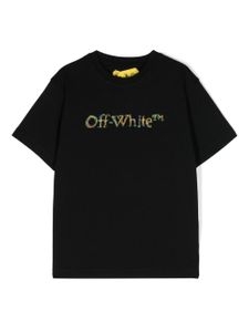 Off-White Kids t-shirt à logo imprimé - Noir