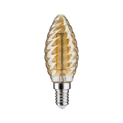 Paulmann 28708 LED-lamp Energielabel F (A - G) E14 Kaars 2.6 W = 26 W Goud (Ø x h) 35 mm x 98 mm 1 stuk(s)
