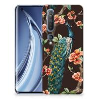 Xiaomi Mi 10 Pro TPU Hoesje Pauw met Bloemen
