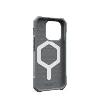 Urban Armor Gear Essential Armor MagSafe Backcover Apple iPhone 15 Pro Zilver MagSafe compatible