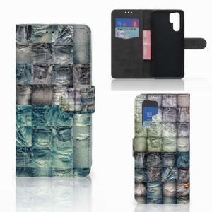 Wallet Case met Pasjes Huawei P30 Pro Spijkerbroeken