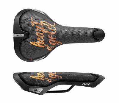 Net saddle fec am black & gold