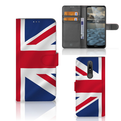 Nokia 2.4 Bookstyle Case Groot-Brittannië Nokia 2.4 Bookstyle Case Groot-Brittannië