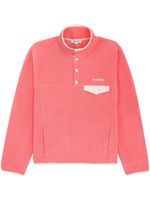 Sporty & Rich logo-embroidered polar sweatshirt - Rose