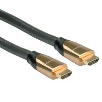 ROLINE PREMIUM HDMI Ultra HD Kabel met Ethernet, M/M, zwart, 9 m - thumbnail