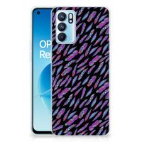 OPPO Reno 6 5G TPU bumper Feathers Color - thumbnail