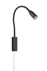 Fischer & Honsel Led leeslampje Sten zwart 30170